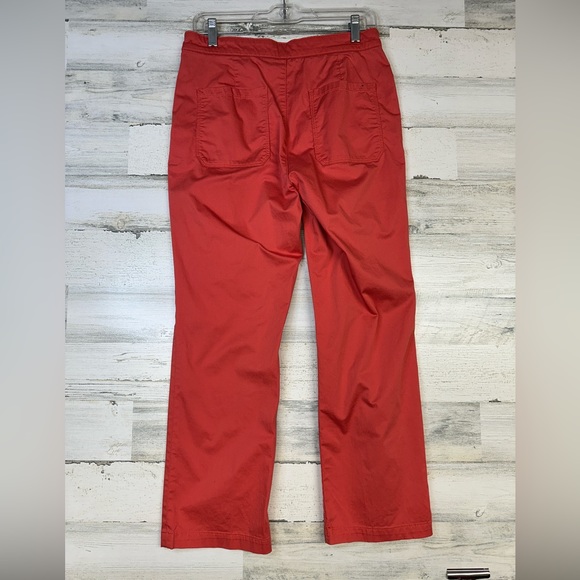 Massimo Dutti Women’s Size 6 Coral Sailor Button Trouser Pants - Picture 5 of 9